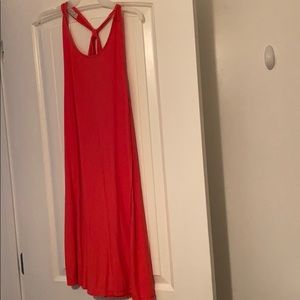 Loft coral dress